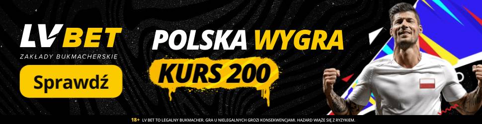 Kurs 200 na wygraną Polski z Austrią