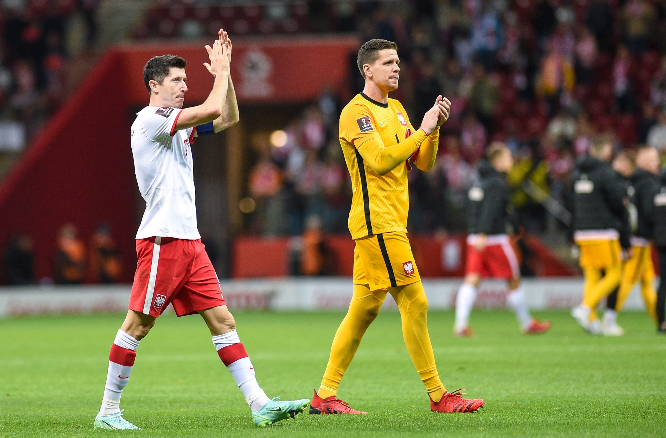 Wojciech Szczęsny i Robert Lewandowski