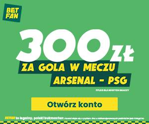 Arsenal vs PSG - promocja Liga Mistrzów