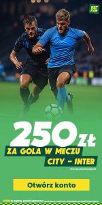 Promocja na Manchester City z Interem Mediolan