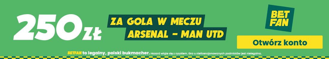 Promocja na mecz Arsenal vs Manchester United