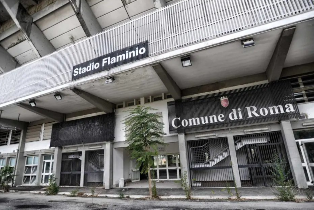 Lazio stadio flaminio screen