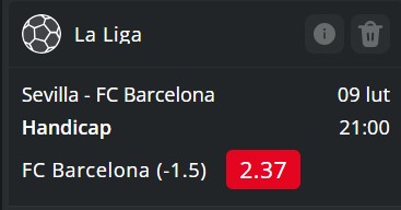 Sevilla vs FC Barcelona – typy bukmacherskie 