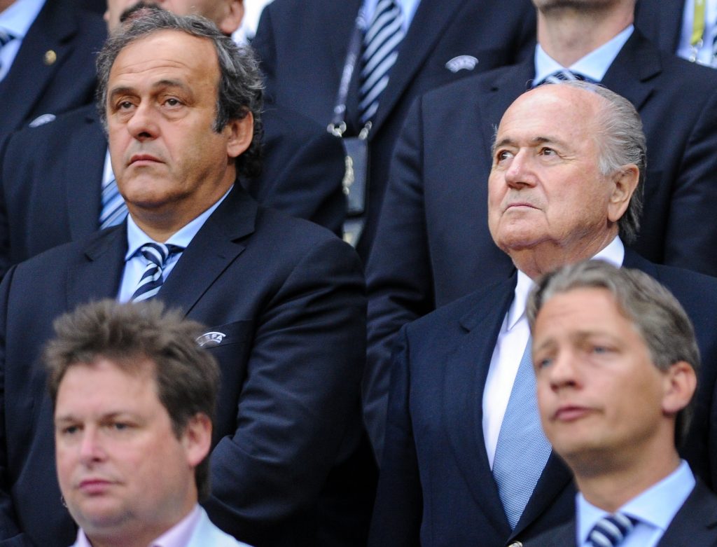 Sepp Blatter i Michel Platini