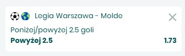Legia Warszawa vs Molde typy bukmacherskie