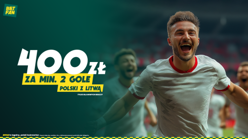 Polska vs Litwa - okładka na promocję Betfan