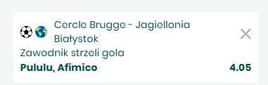 Cercle Brugge vs Jagiellonia Białystok typy bukmacherskie