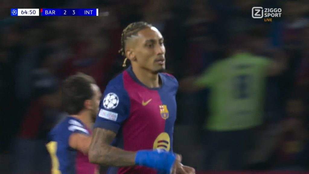 barcelona screen raphinha