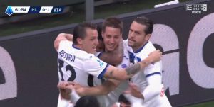 milan atalanta screen