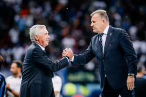 Cezary Kulesza i Carlo Ancelotti