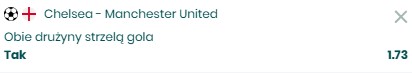 Chelsea - Manchester United typy bukmacherskie