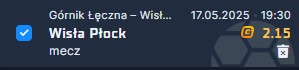 Górnik Łęczna - Wisła Płock typy bukmacherskie