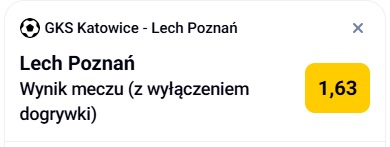 GKS Katowice - Lech Poznań typy bukmacherskie
