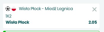 Wisła Płock - Miedź Legnica typy bukmacherskie