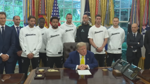 Gracze Juventusu u Trumpa