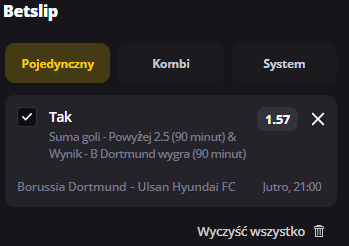 Borussia Dortmund - Ulsan 25.06 - typy i zapowiedź