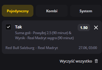 RB Salzburg - Real Madryt. 27.06 - typy i zapowiedź