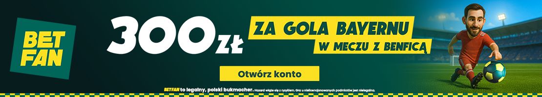 Benfica - Bayern promocja bukmacherska baner