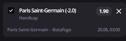 PSG - Botafogo typy bukmacherskie