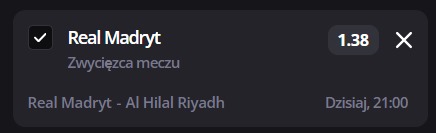 Real Madryt - Al-Hilal typy bukmacherskie