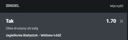 Jagiellonia - Widzew Łódź - 27.07 - typy i zapowiedź
