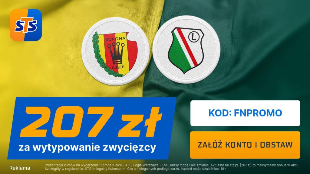 korona legia promocja bukmacherska sts baner fnpromo