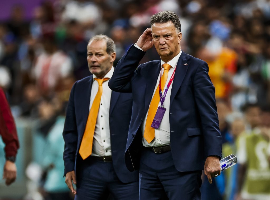 trener louis van gaal i danny blind