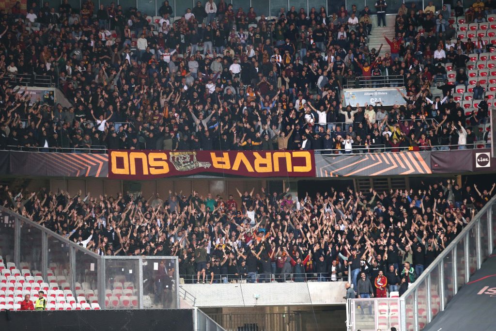 roma fans in nice